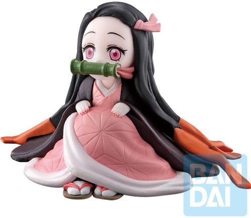 Demon Slayer: Kimetsu no Yaiba Demon Slayer Ichibansho Became Smaller Nezuko Kamado 2.6-Inch Collectible PVC Statue [(Shake The Sword Burn Your Heart)]