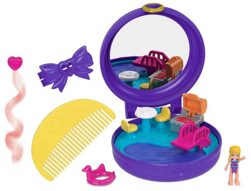 B1045 - Lot de 6 Figurines Mattel Polly Pocket avec Clip - 6