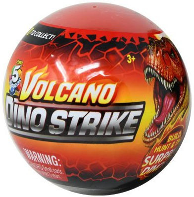 ZURU 5 Surprise Dino Strike Volcano Series 4 Mystery Collectible Capsule