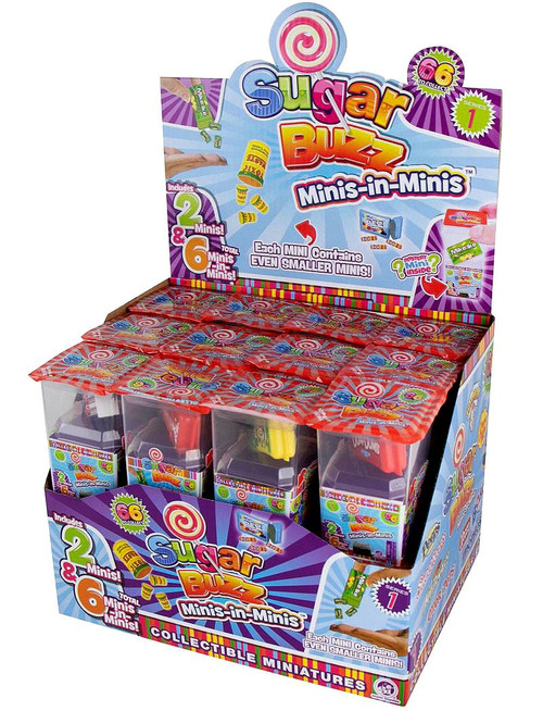 World's Smallest Sugar Buzz Minis-in-Minis Series 1 Mystery Box [24 Packs]