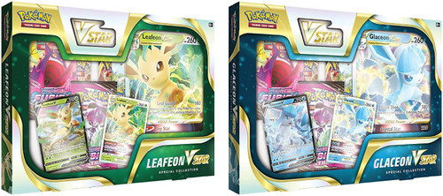 Pokemon Sword Shield Leafeon Glaceon VSTAR Set of Both Special