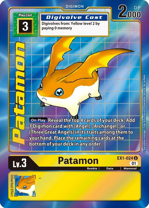 patamon digimon card Digimon - Digimon Adventure Korea Exclusive