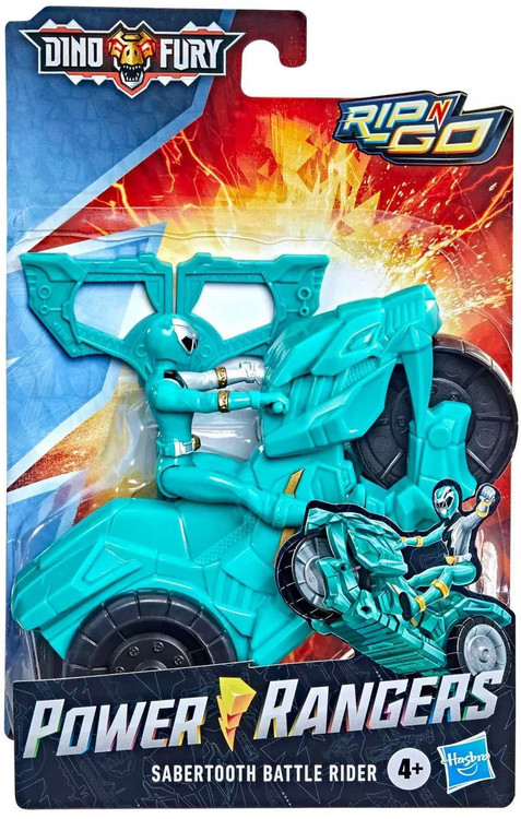 Hasbro Power Rangers Rip N Go T-Rex Battle-Bike jármű és Dino Fury Red Ranger figura