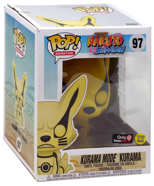 Kurama Glow In The Dark Pop Restock Funko Naruto POP Animation Kurama Mode Kurama Exclusive 6 Vinyl Figure