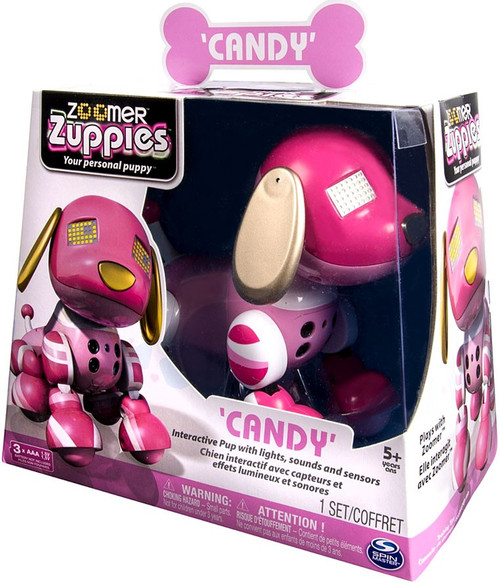 PUPYさん Zoomer Zuppies Candy Interactive Robot Spin Master - ToyWiz
