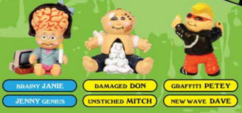 New Garbage-Pail-Kids x WWE Mashup Figures