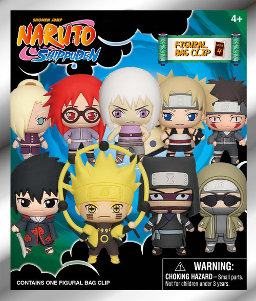 3D Figural Keyring Naruto Shippuden Series 6 Mystery Pack (1 RANDOM Figure)  