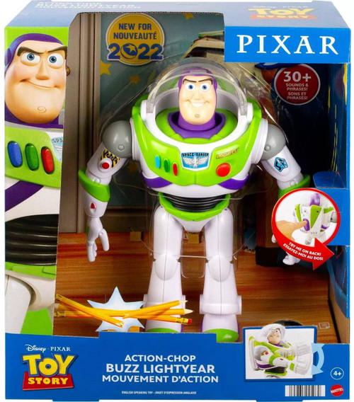 Toy Story 4 Action-Chop Buzz Lightyear 10 Action Figure with