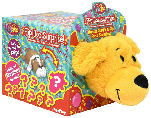Flip a Zoo Flip Box Surprise Golden Retriever Plush Jay at Play