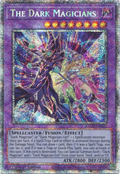 YuGiOh Battle of Chaos Single Card Starlight Rare The Dark Magicians BACH-EN100 - ToyWiz YuGiOh Battle of Chaos Single Card Starlight Rare The Dark Magicians BACH-EN100 - ToyWiz