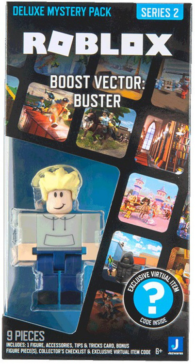 Roblox Boost Vector Buster 3 Deluxe Mystery Pack Includes Figure