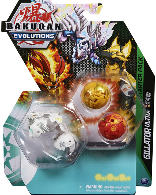 Bakugan starter pack Evolutions Blitz Fox boule bleu 20135601