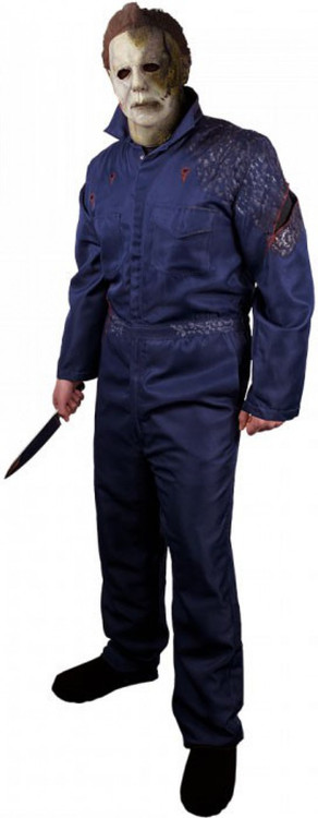 Halloween Kills Michael Myers Coveralls Costume Adult, Damaged Package ...