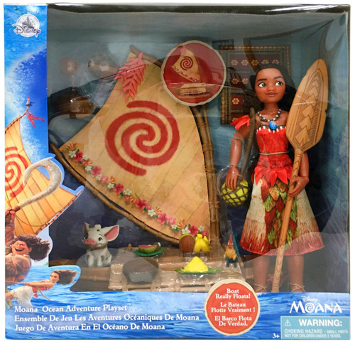 Disney Moana Moana Ocean Adventure Exclusive Playset Damaged