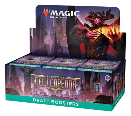 Magic The Gathering Streets of New Capenna DRAFT Booster Box 36 Packs Wizards of the Coast - ToyWiz Magic The Gathering Streets of New Capenna DRAFT Booster Box 36 Packs Wizards of the Coast - ToyWiz