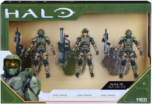 Halo Unsc Halo Action Figures Amazon HALO Alpha Snipe Crawler Inch