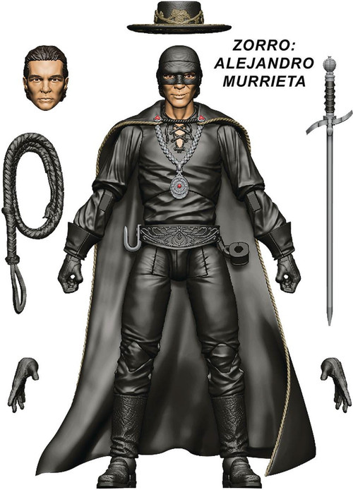 The Mask of Zorro Hero H.A.C.K.S. Alejandro Murrieta 118 Action Figure