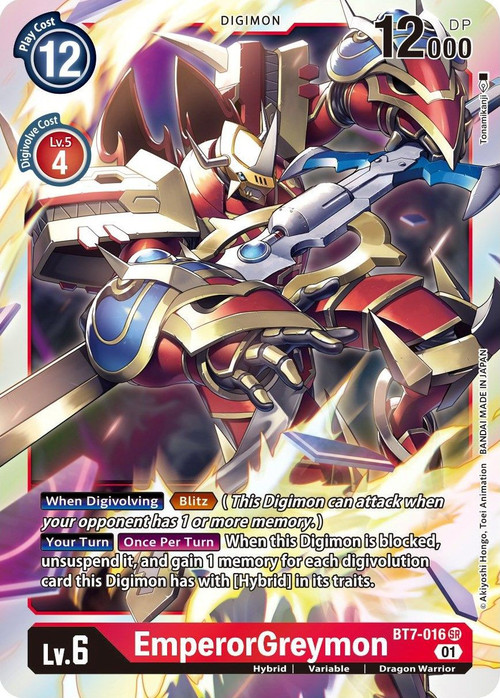 digimon emperor card (EX10-068) Limited edition Super Rare card featuring the Digimon Emperor with alternate artwork. Digimon Trading Card Game Draconic