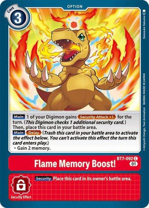 Digimon Trading Card Game Next Adventure Single Card Common Flame