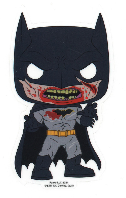 Funko DCeased Batman Exclusive Sticker Bloody ToyWiz
