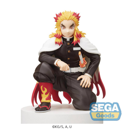 SEGA Demon Slayer Perching Figure Kyojuro Rengoku 6-Inch Collectible PVC Figure [Hashira Meeting]