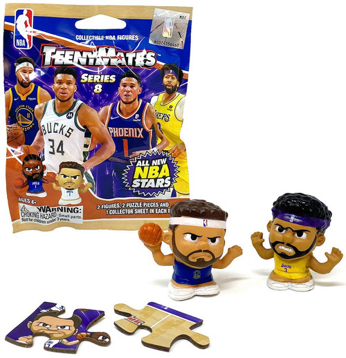 NBA TeenyMates Basketball Series 8 Mystery Pack 2 RANDOM Figures