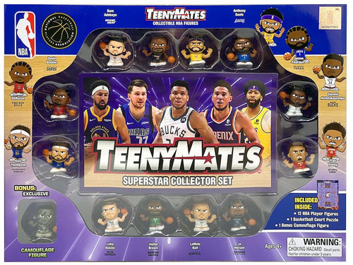 NBA選手フィギュアセット 8体 NBA TeenyMates Basketball Series 8 Superstar Collector Set 13-Pack
