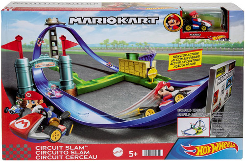 ミニカー Hot Wheels MARIOKART CIRCUIT TRACK SET MATTEL Hot Wheel HW Mario Kart Circuit Light Track Set GHK15