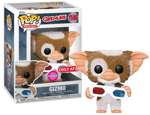 Gremlins POP! Movies Gizmo avec Lunettes 3D Flocked US Exclusive N°1146  Vinyle Figurine 10cm