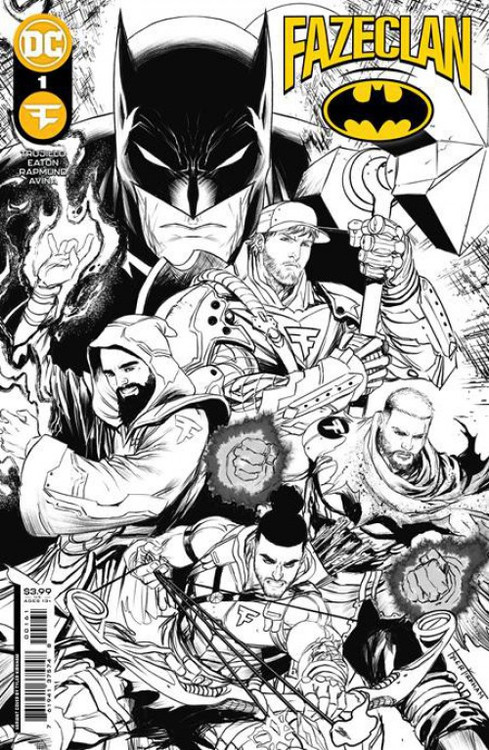 DC Comics Batman Faze Clan Comic Book 1F One-Shot 125 Black White Cover -  ToyWiz