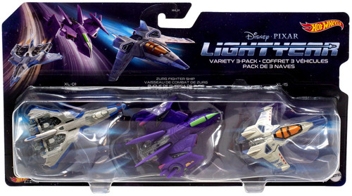 Disney Pixar Lightyear Movie Hot Wheels XL-01, Zurg Fighter Ship