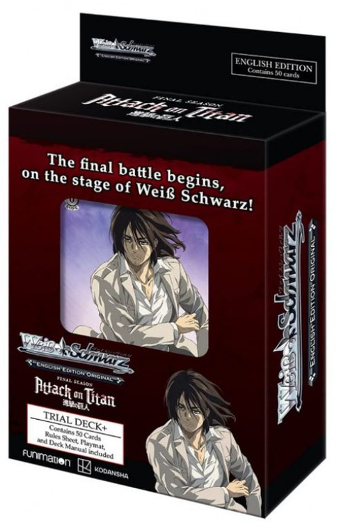 Weiss Schwarz Trading Card Game Attack on Titan Final Season Trial