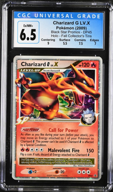 1ST EDITION CHARIZARD G Lv.X Holo Japanese Pokemon Card 002/016