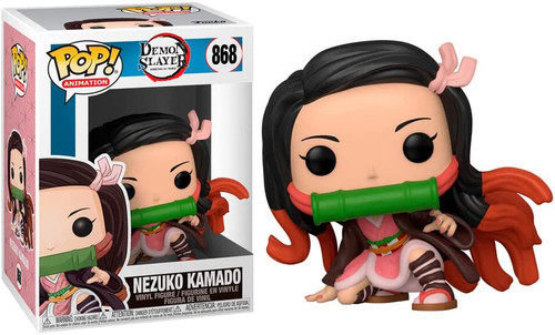 BONECO DE VINIL FUNKO POP COLECIONAVEL POP DEMON SLAYER NEZUKO KAMADO 868 -  Cellshop Duty Free