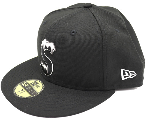 新品 送料無料 7-5/8 Supreme No Comp New Era 黒