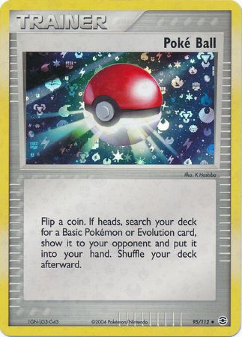 Pokemon EX Fire Red Leaf Green Single Card Reverse Holo Poke Ball 95 -  ToyWiz