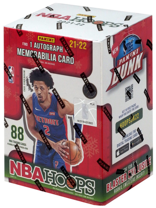 NBA Panini 202122 HOLIDAY Hoops Basketball Trading Card BLASTER Box 11