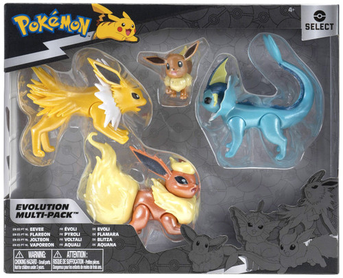 Pokemon Ditto Transform Plush Jolteon & Vaporeon & Flareon Set Eevee  Evolution