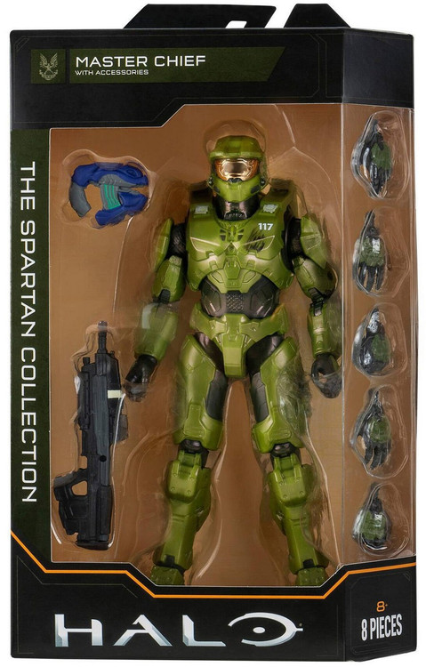 2022 Jazwares HALO INFINITE Series 6 MASTER CHIEF Figure With Assault Rifle  4"