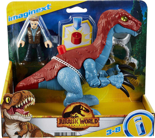 Fisher Price Jurassic World Imaginext Dominion Therizinosaurus Owen ...