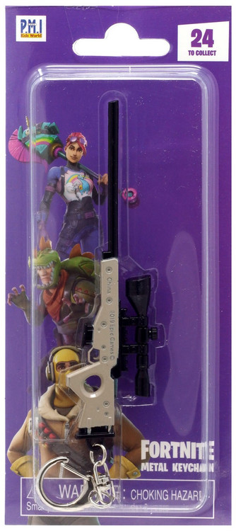 Fortnite Bolt-Action Sniper Rifle Metal Keychain PMI - ToyWiz