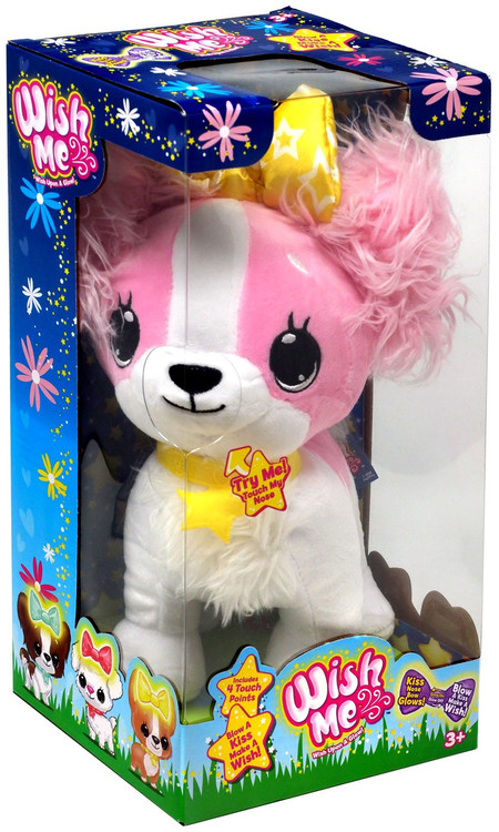 Wish Me Pink Puppy Plush with Sound Damaged Package Jay at Play