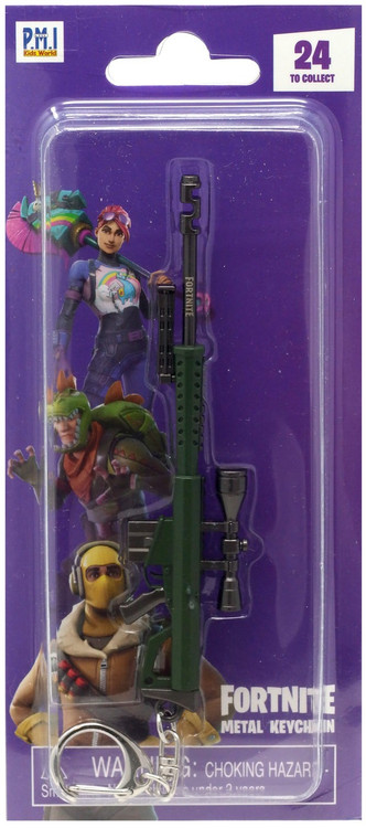 Fortnite Heavy Sniper Rifle Metal Keychain PMI - ToyWiz