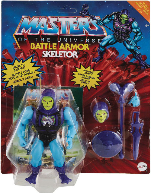  Masters of the Universe Origins Deluxe Skeletor Action Figure,  5.5-in Battle Character for Storytelling Play and Display, Gift for 6 to  10-Year-Olds and Adult Collectors : Toys & Games