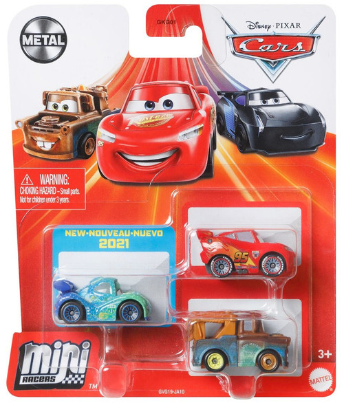 Disney Cars Metal Mini Racers (2019) Mattel Metallic Lightning