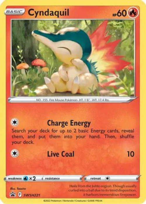 Pokemon Trading Card Game Sword Shield Promo Single Card Cyndaquil