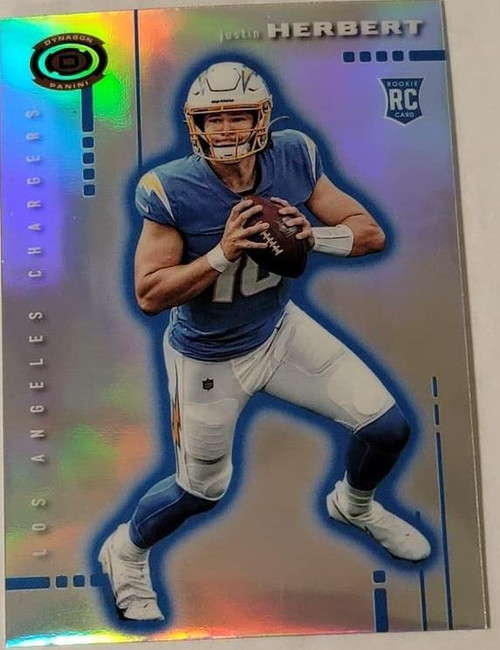 Chronicles Dynagon Football 2020 Justin Herbert Single Sports Card D-3  Silver Prizm - ToyWiz