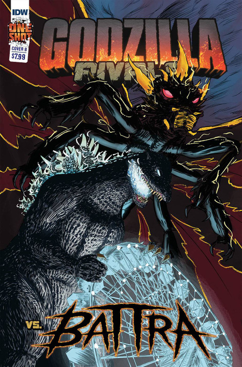 IDW Godzilla Rivals Vs. Battra Oneshot Comic Book Cover B