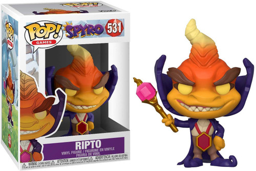 Funko Spyro POP Games Ripto Vinyl Figure 531 Damaged Package