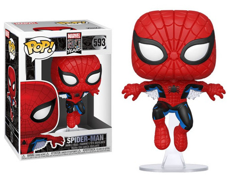 Funko 80th Anniversary POP! Marvel Spider-Man Vinyl Figure #593